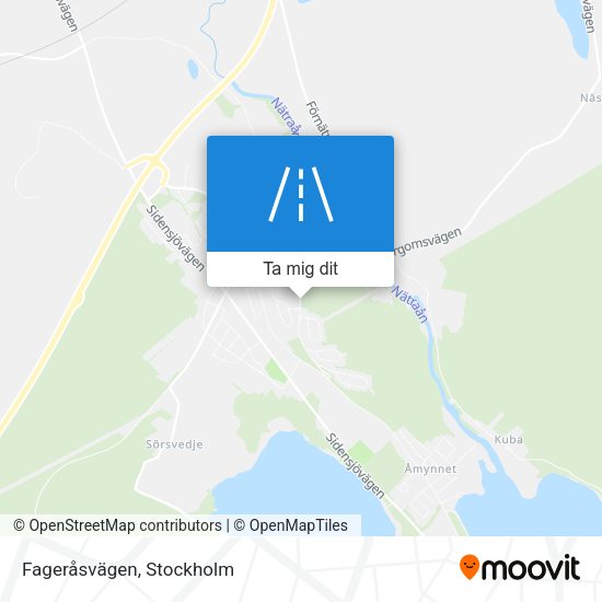 Fageråsvägen karta