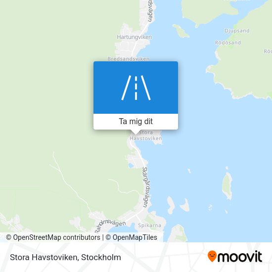 Stora Havstoviken karta