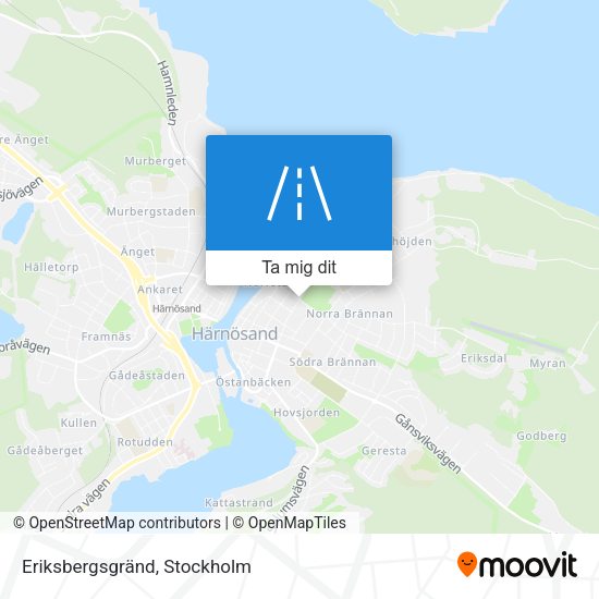 Eriksbergsgränd karta