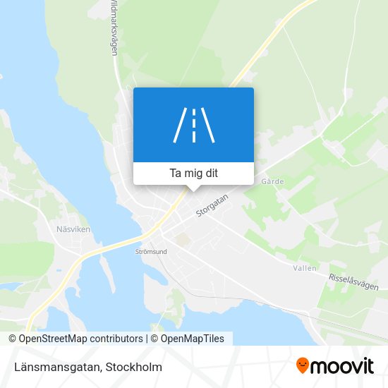 Länsmansgatan karta