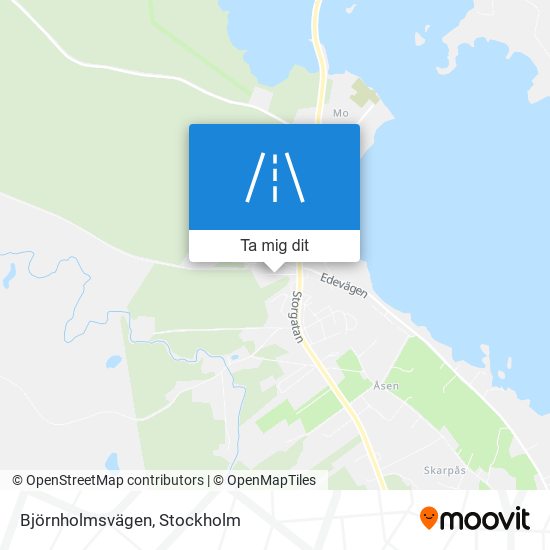 Björnholmsvägen karta