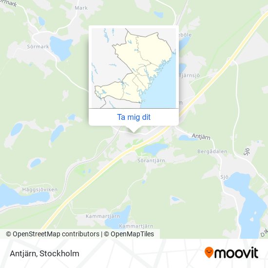 Antjärn karta