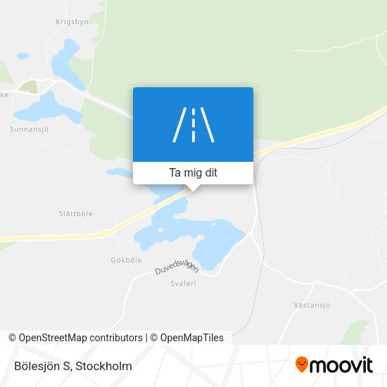 Bölesjön S karta