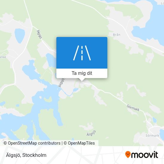 Älgsjö karta