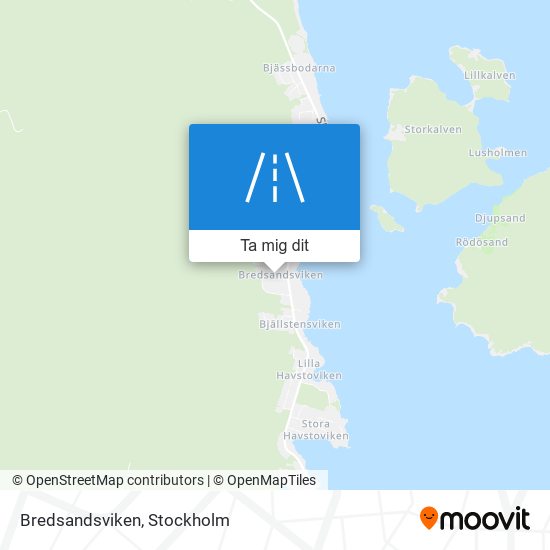 Bredsandsviken karta