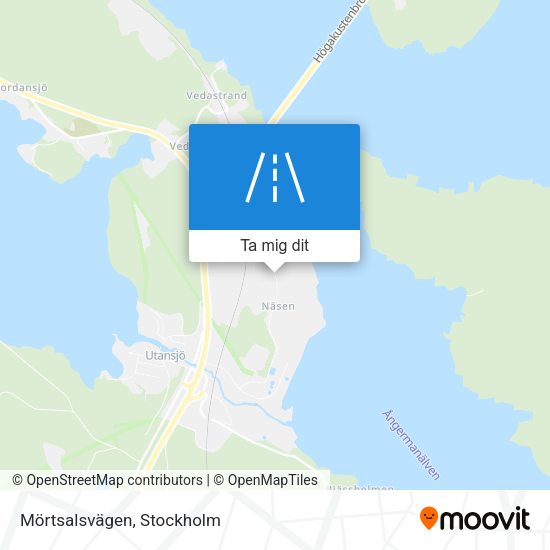 Mörtsalsvägen karta