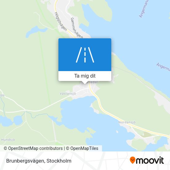 Brunbergsvägen karta