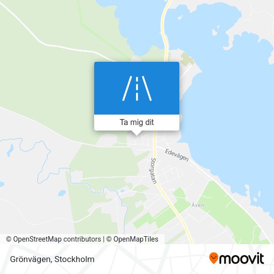 Grönvägen karta