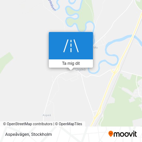 Aspeåvägen karta