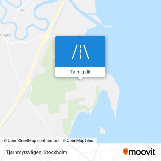 Tjärnmyrsvägen karta