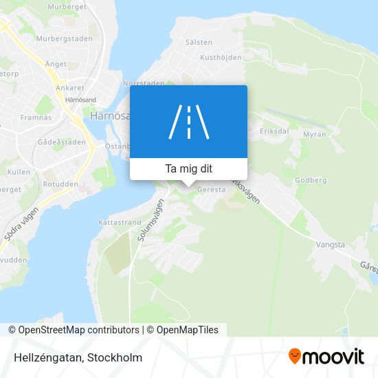Hellzéngatan karta