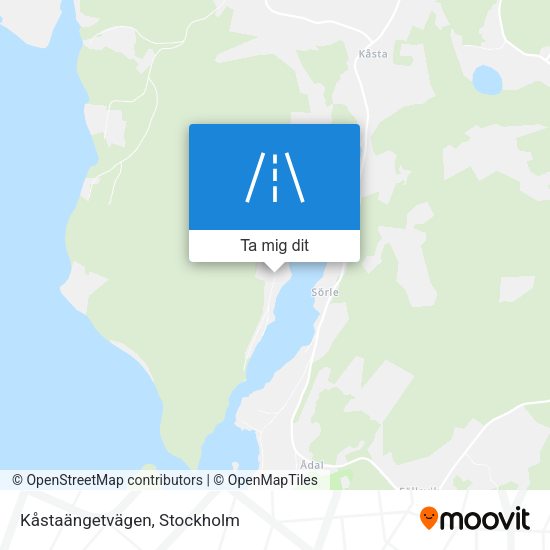 Kåstaängetvägen karta
