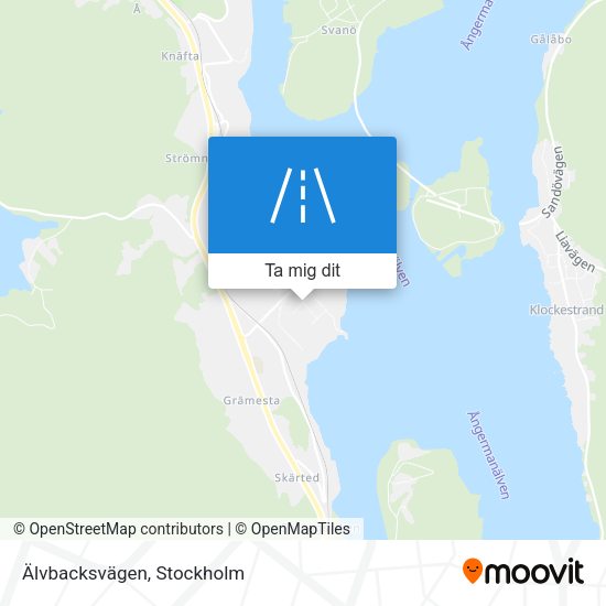 Älvbacksvägen karta