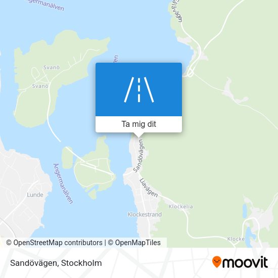 Sandövägen karta