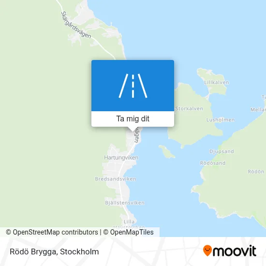 Rödö Brygga karta