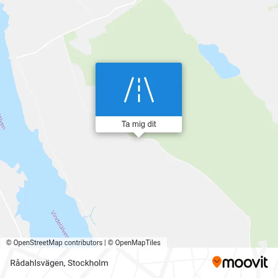 Rådahlsvägen karta