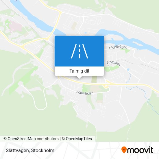 Slättvägen karta