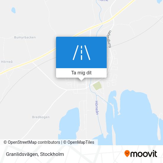Granlidsvägen karta