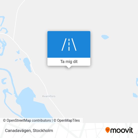 Canadavägen karta