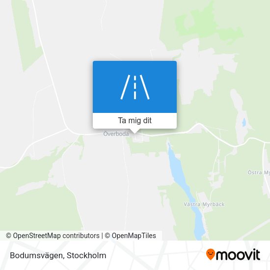 Bodumsvägen karta
