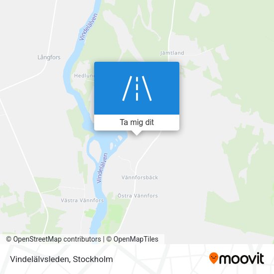 Vindelälvsleden karta