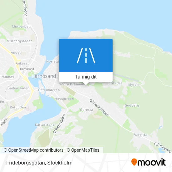 Frideborgsgatan karta