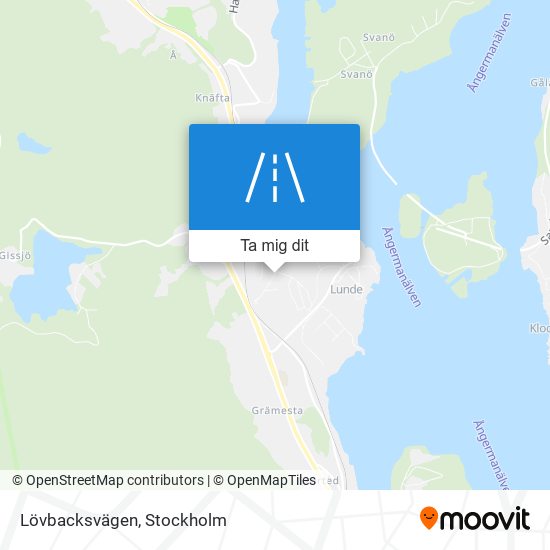 Lövbacksvägen karta