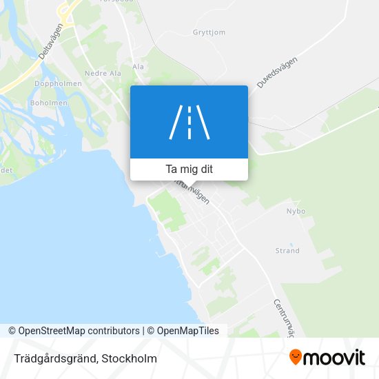 Trädgårdsgränd karta