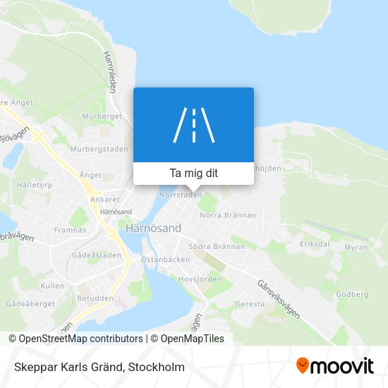 Skeppar Karls Gränd karta