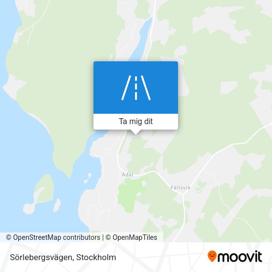 Sörlebergsvägen karta