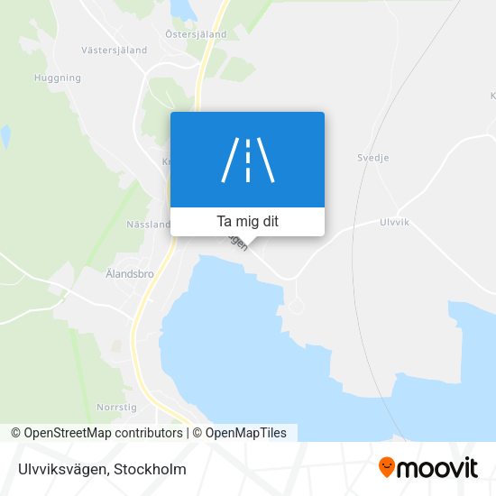 Ulvviksvägen karta