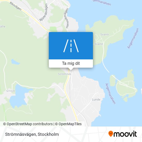 Strömnäsvägen karta