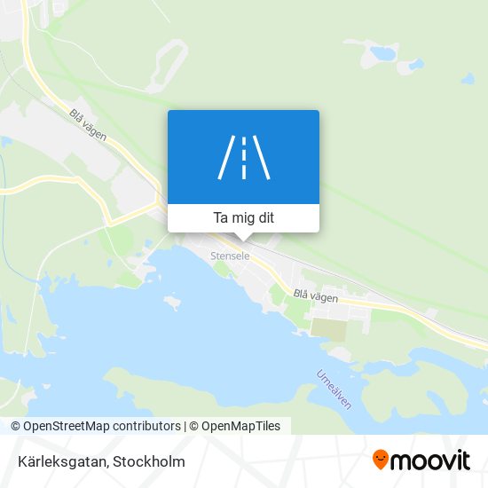 Kärleksgatan karta