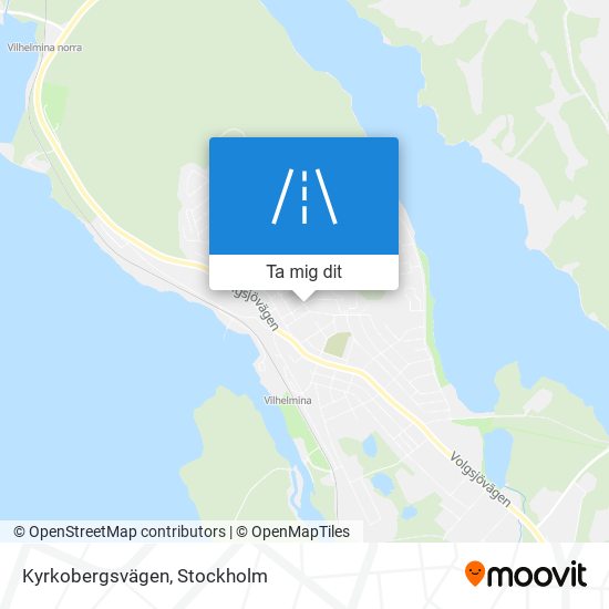 Kyrkobergsvägen karta