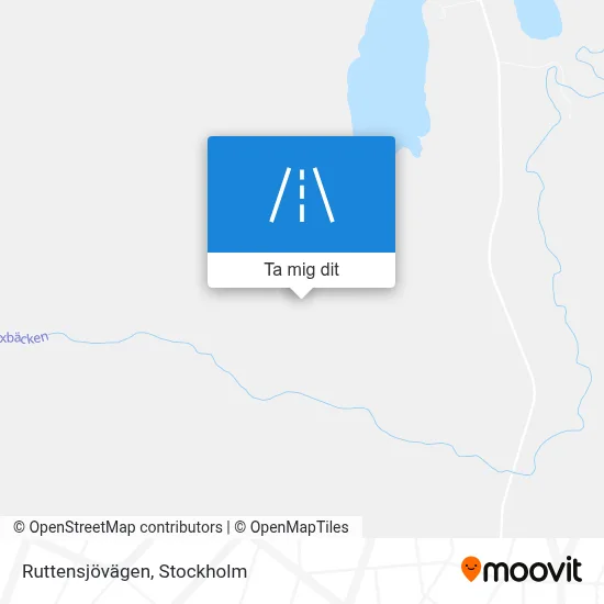 Ruttensjövägen karta