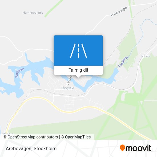 Ärebovägen karta