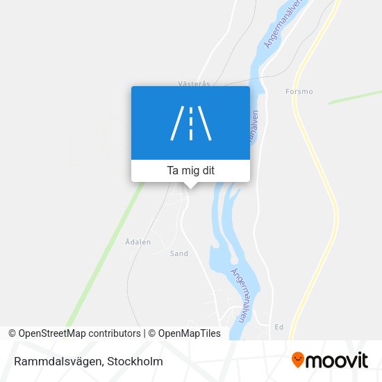 Rammdalsvägen karta