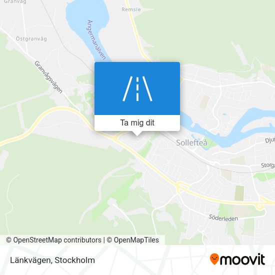 Länkvägen karta