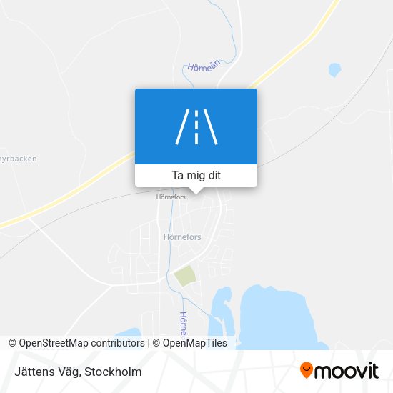 Jättens Väg karta