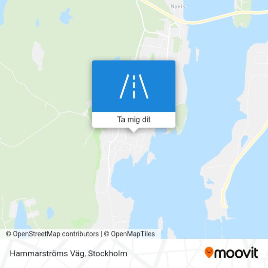 Hammarströms Väg karta