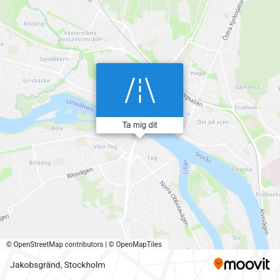 Jakobsgränd karta