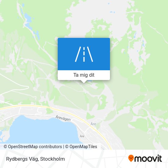 Rydbergs Väg karta