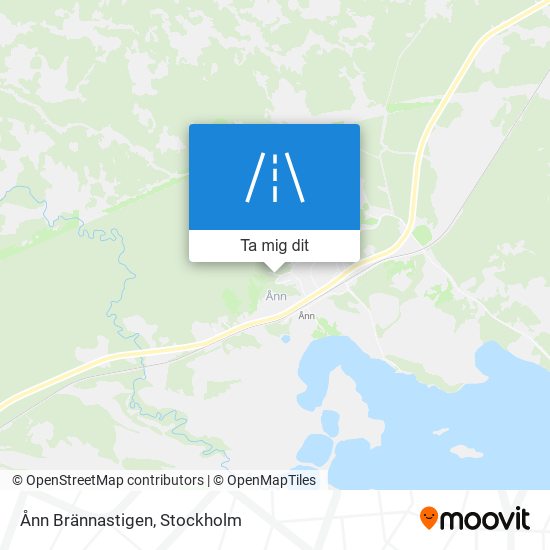 Ånn Brännastigen karta