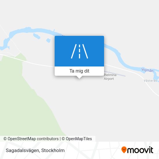 Sagadalsvägen karta