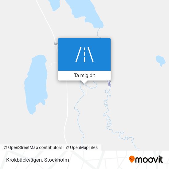 Krokbäckvägen karta
