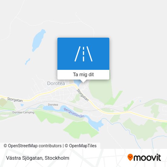 Västra Sjögatan karta