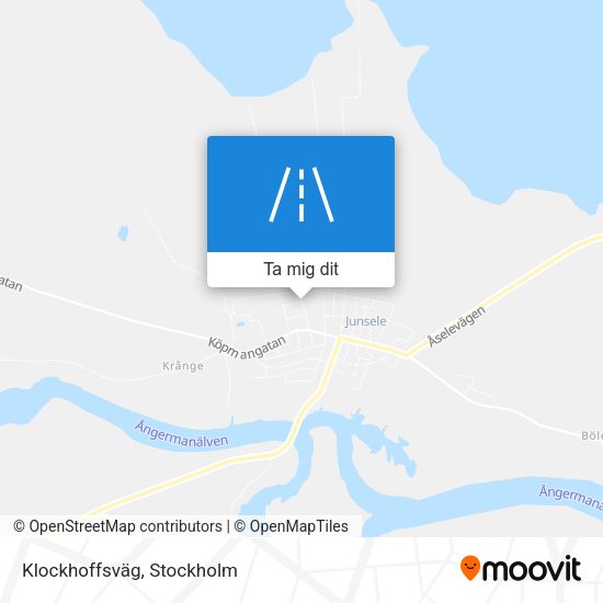 Klockhoffsväg karta