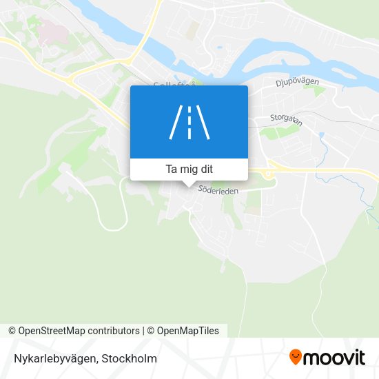 Nykarlebyvägen karta