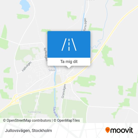 Jullovsvägen karta