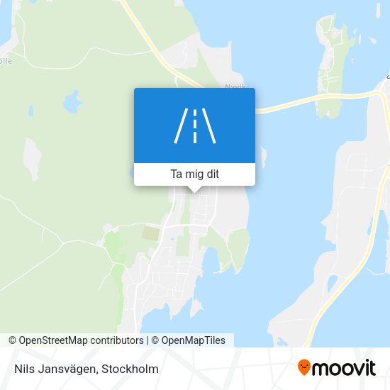 Nils Jansvägen karta